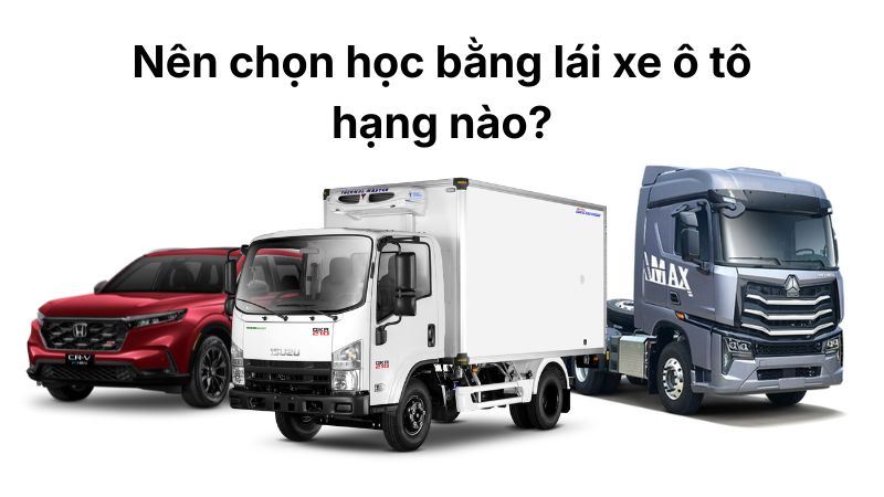Đăng Ký Học Lái Xe Ô Tô TPHCM Nên Chọn Hạng Nào?
