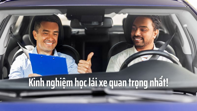 Kinh nghiệm học lái xe quan trọng nhất
