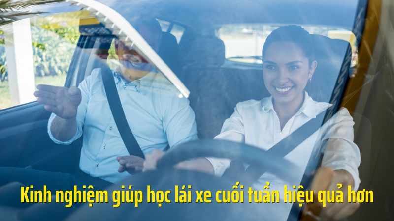 Kinh nghiệm giúp học lái xe cuối tuần hiệu quả